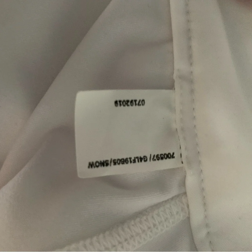 G/FORE White Mini Skirt with Black and Red Trim - Picture 5 of 8